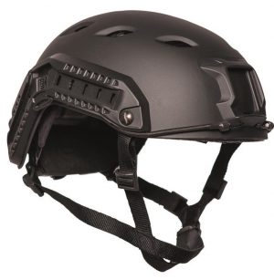 US Army Style BLACK Fast Rail Paratrooper Helmet