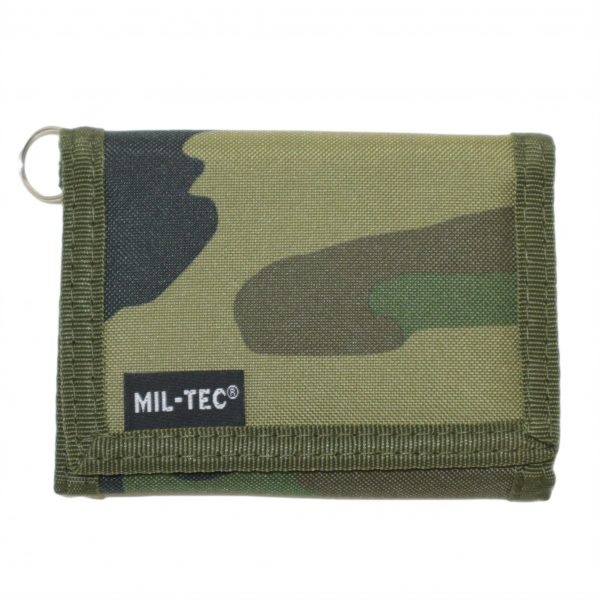 Mil-tec Woodland Camouflage Wallet with Chain