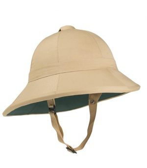 British Army Style Khaki Pith Safari Helmet Repro New Style