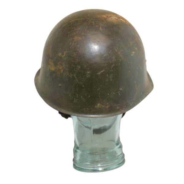 Genuine Hungarian Army Surplus Vintage Steel and Canvas Helmet - Image 2