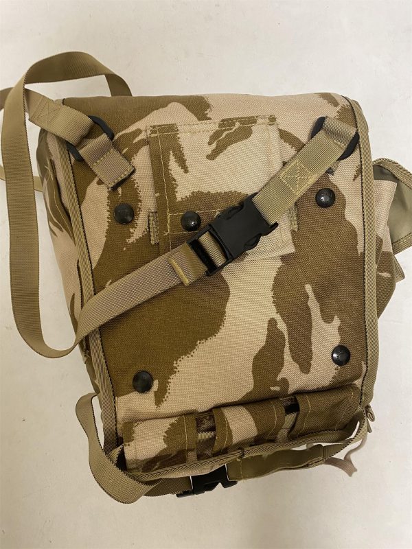 British army surplus DESERT DPM camouflage respirator case field pack - Image 3