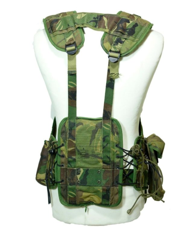 Dutch army surplus Wooldand DPM camo webbing yoke set - Image 4