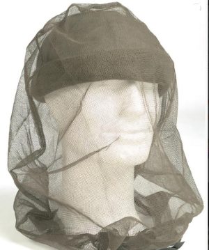 Genuine German army surplus olive green mosquito head net