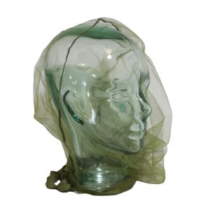 Czech army surplus olive green mosquito head net  midge gnat