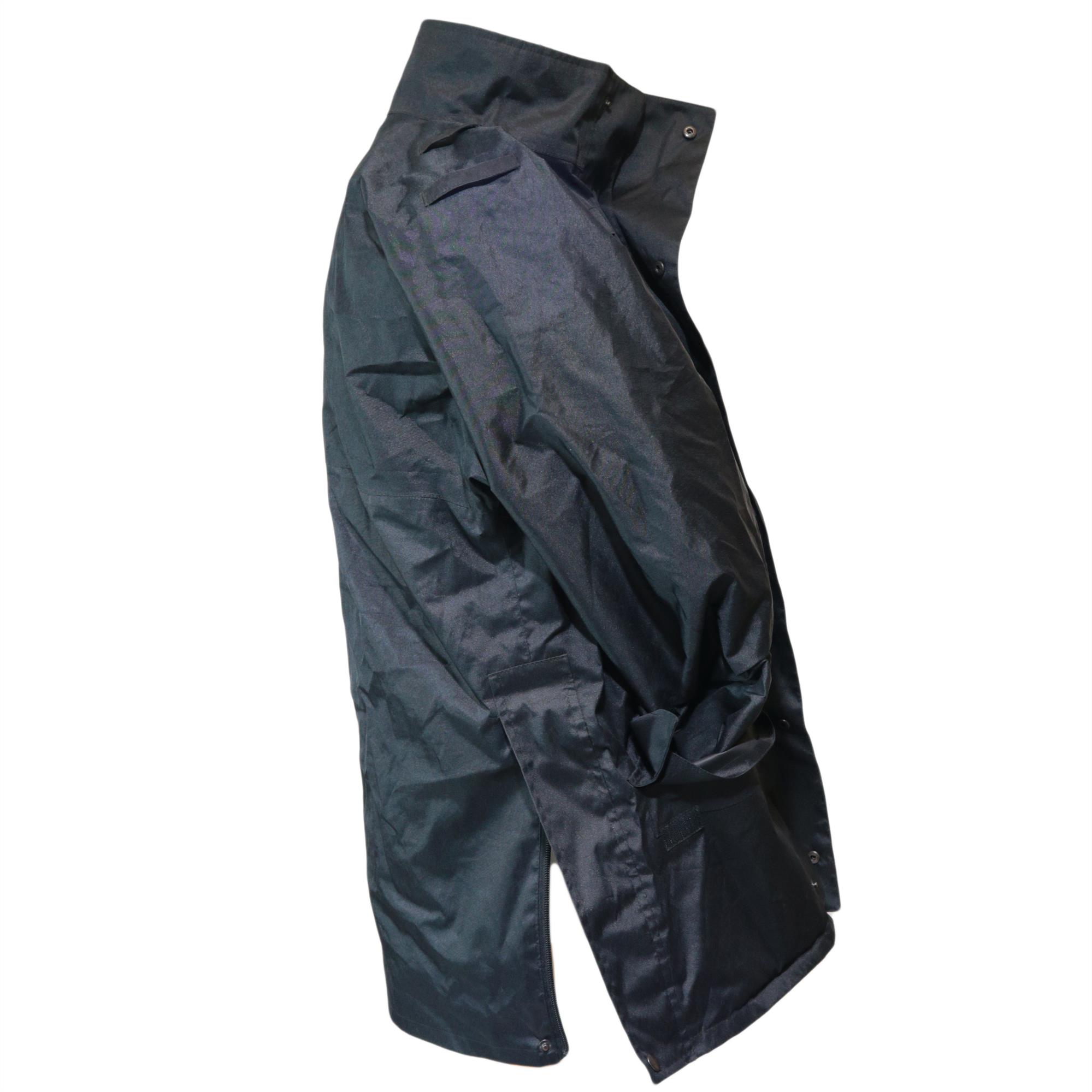 British Police surplus black waterproof / showerproof jacket
