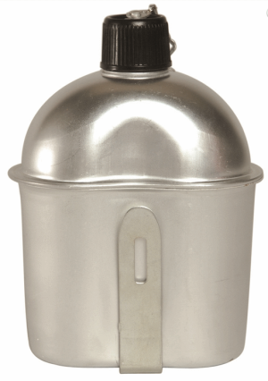 US army repro WW2 metal canteen AND cup