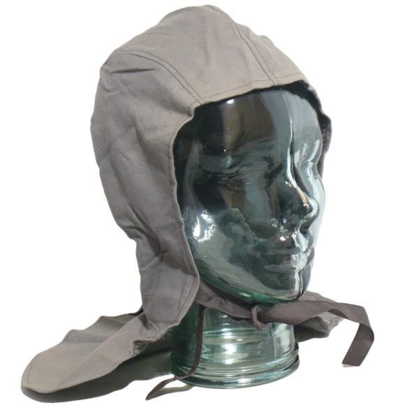 Vintage Swedish military surplus grey cotton helmet liner inner - Image 2
