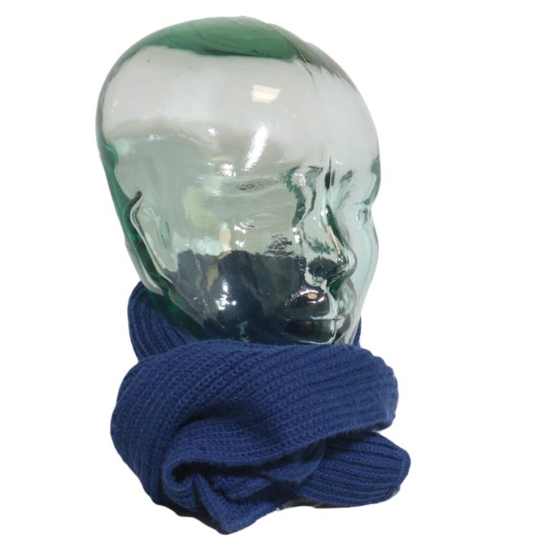 Genuine Dutch Army Surplus Blue Wool Scarf