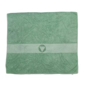 Large Dutch army military surplus green towel / bath sheet