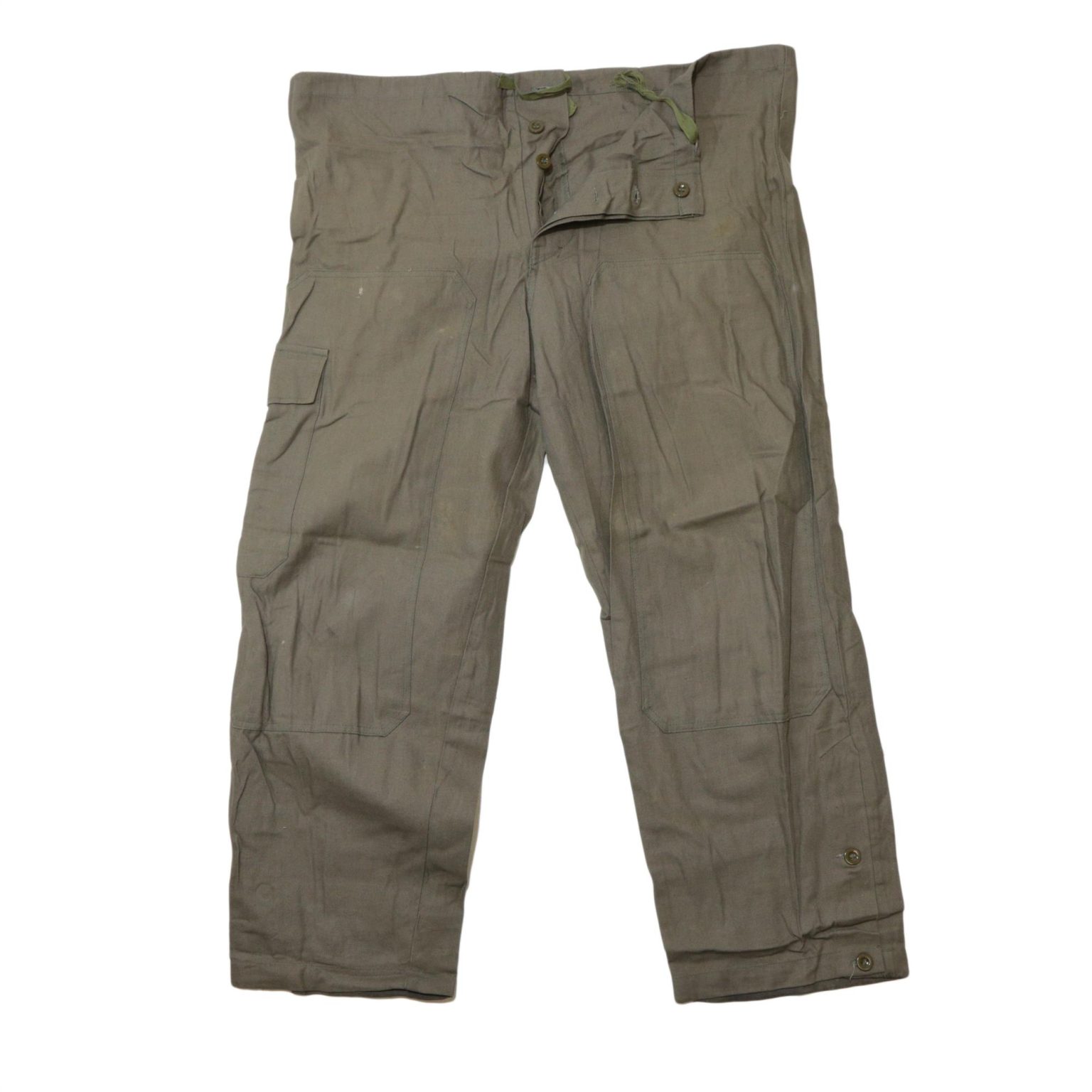Genuine Czech Army Surplus Vintage Style Cotton Lightweight Trousers