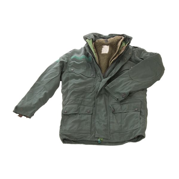 Dutch army surplus 3 layer lined waterproof green parka goretex