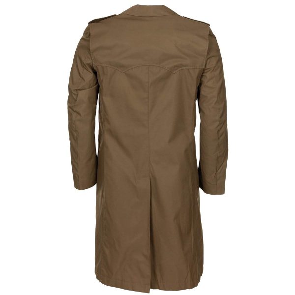 Genuine Italian Army Surplus Khaki Trench Coat with winter liner - Image 2