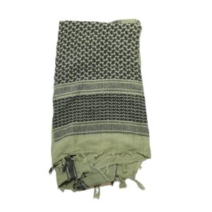 Genuine British Army Surplus Green and Black Shemagh Scarf