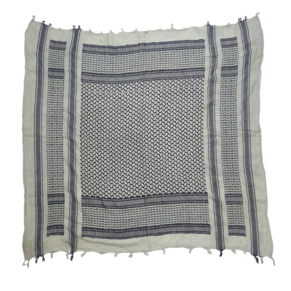 Genuine British Army Surplus Green and Black Shemagh Scarf - Image 2