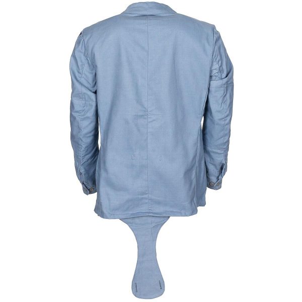 Swedish Army Surplus Civil Defence Blue Uniform Jacket Cotton - Image 4