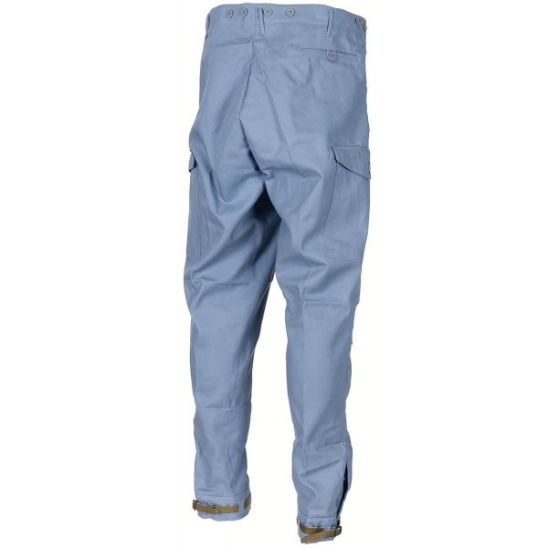 Swedish Army Surplus Civil Defence Blue Uniform Trousers - Image 2