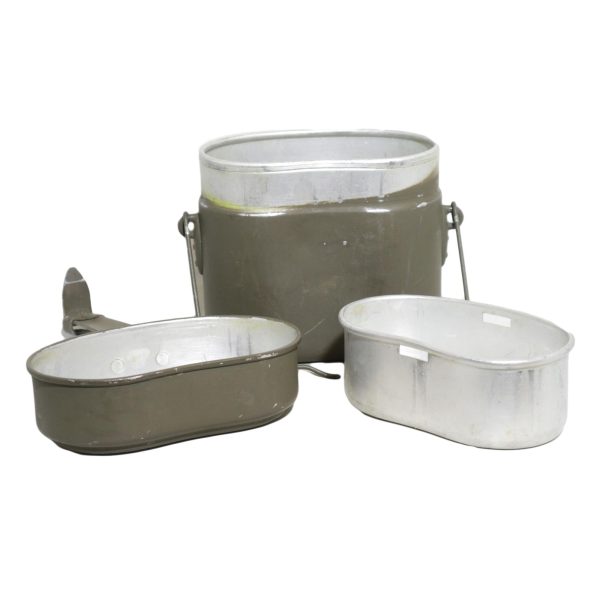 Genuine Austrian Army Surplus 3 Piece Mess Tin Set - Image 2