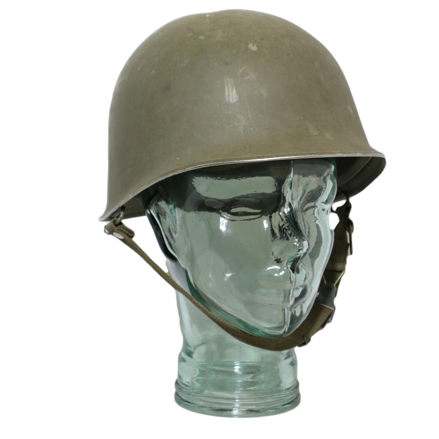 Genuine Austrian Army Surplus M1 Helmet With Leather Liner Sized