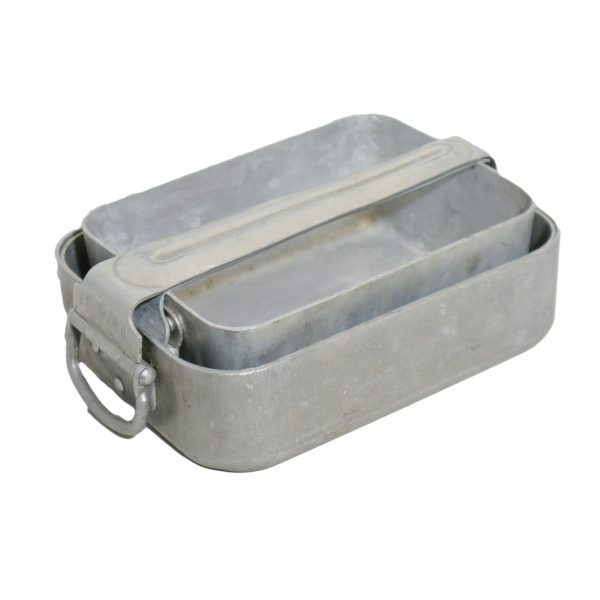 Genuine French Army Surplus Aluminium 3 Piece Mess Tin Set