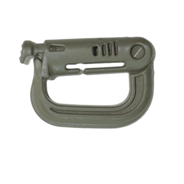 2 x Genuine GhillieTex Grimloc IRR ITW NEXUS Carabiner Plastic Olive