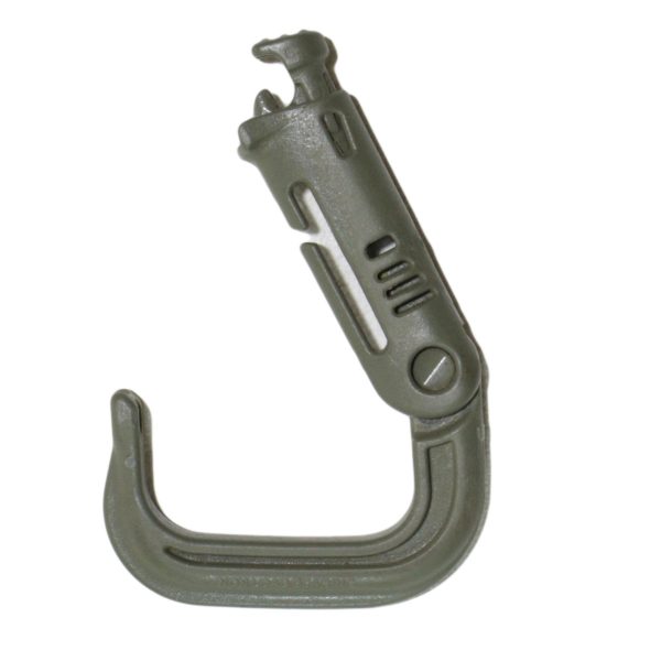 2 x Genuine GhillieTex Grimloc IRR ITW NEXUS Carabiner Plastic Olive - Image 4