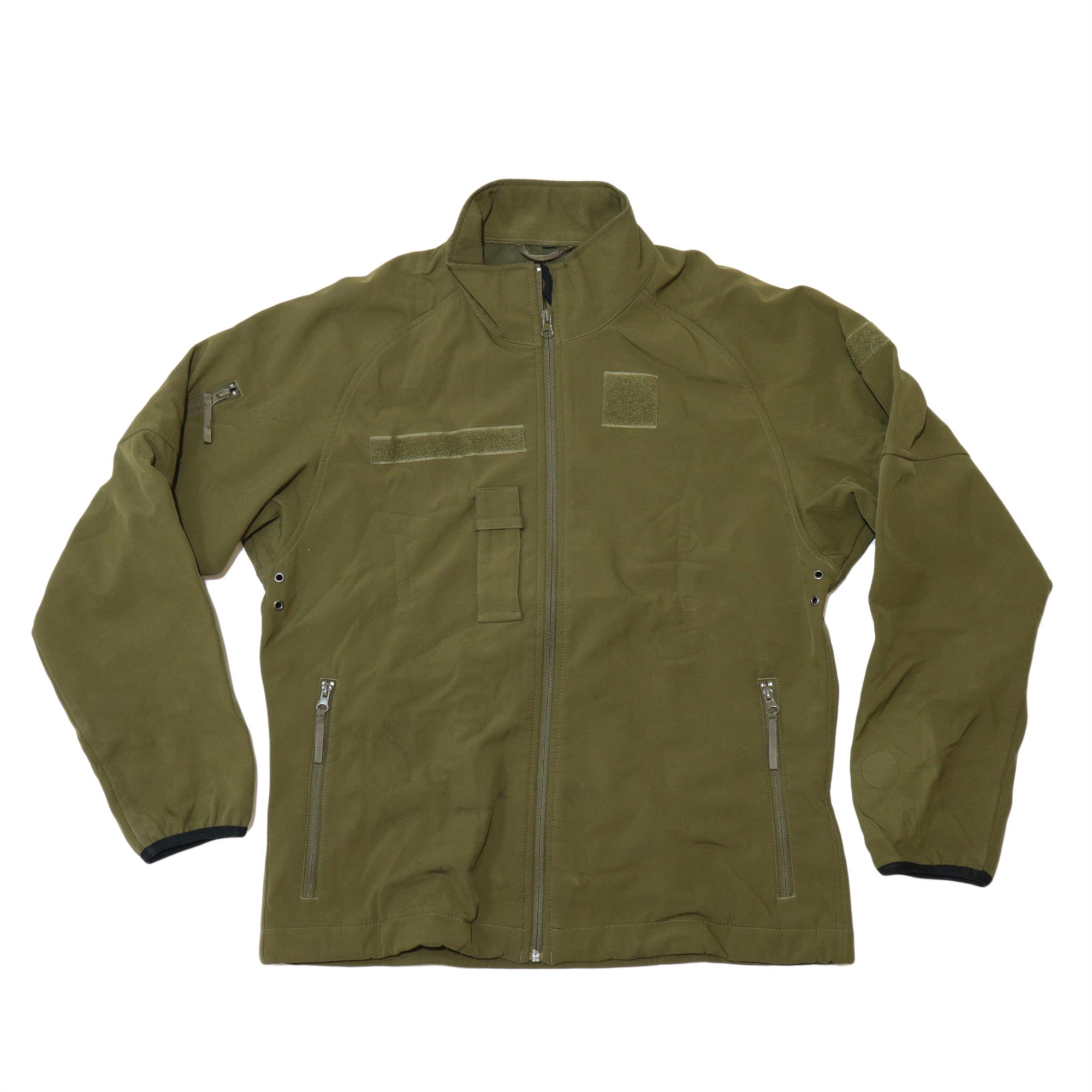 Genuine Dutch Army Surplus Olive Green Softshell Winter Jacket ...