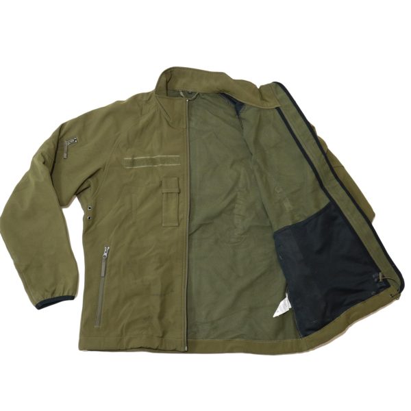 Genuine Dutch Army Surplus Olive Green Softshell Winter Jacket - Image 2