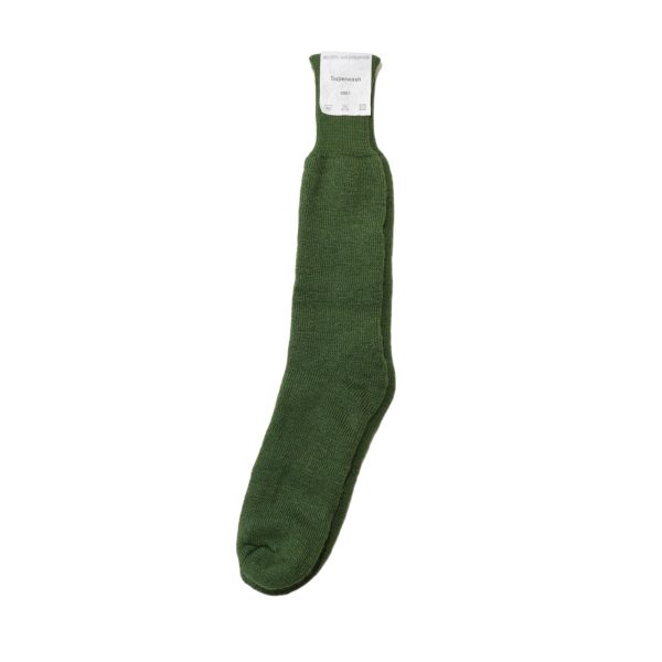Green Winter Wool mix socks Genuine Dutch Army Surplus - Image 3