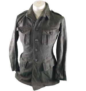Vintage Swedish army surplus ww2 era M39 wool tunic jacket