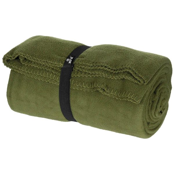 BRAND NEW Army Style 2 Metre Fleece Blanket in Transport Bag 300gsm Camping Bushcraft