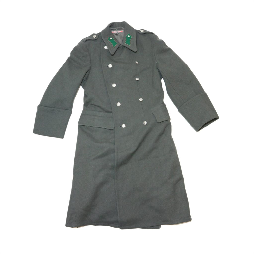 Genuine Vintage Austrian Army Surplus Grey Trench Coat Surplus & Lost