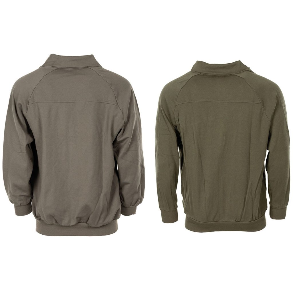 Genuine Austrian Army Training Tracksuit Top Jacket Sports Vintage OD Green