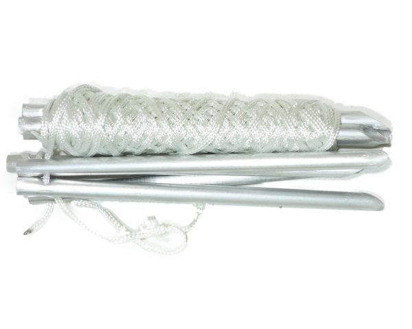 Set of 6  Tent pegs / IPK including 16 metres paracord