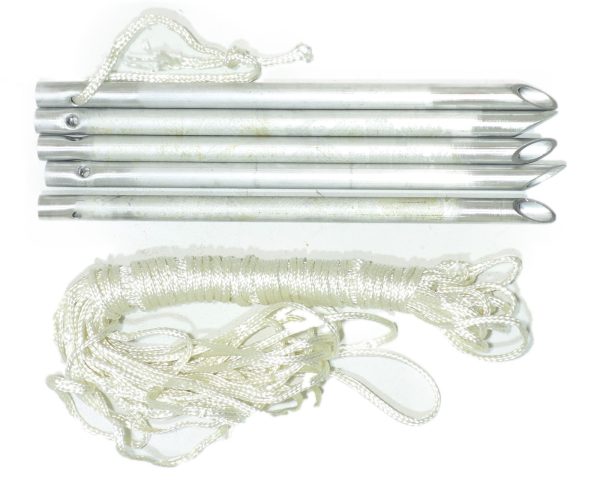 Set of 6  Tent pegs / IPK including 16 metres paracord - Image 2