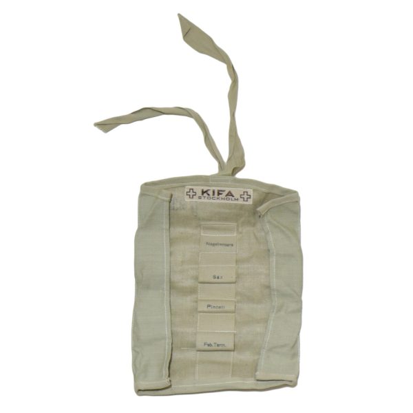2 x Genuine Swedish Army Surplus White / Beige Canvas Tool Roll - Image 2