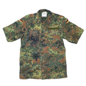 Genuine German Army Bundeswehr Surplus Flecktarn Short Sleeve Shirt