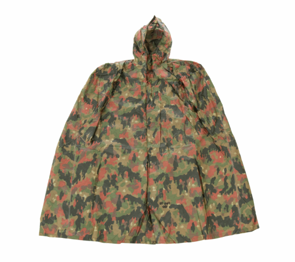Genuine Swiss army surplus alpenflage camouflage poncho