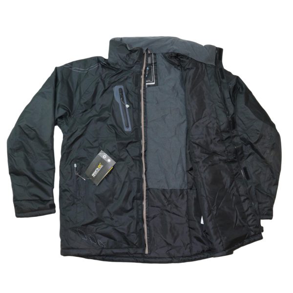 Brand New Regatta Trekmax II Black Thermal Insulated Coat - Image 2