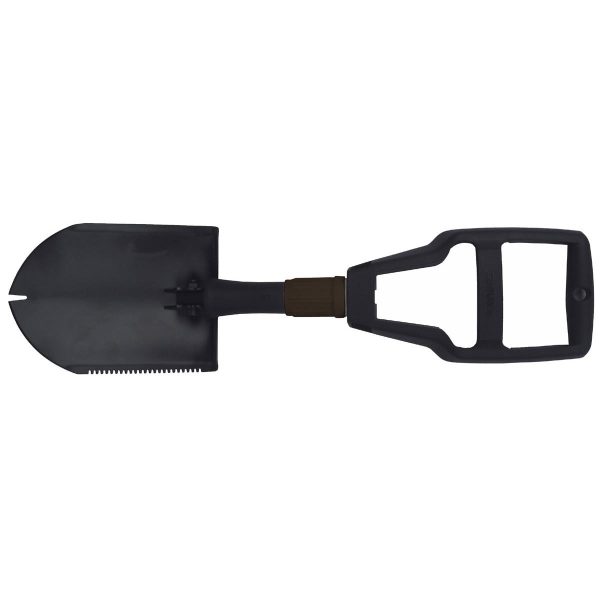 NEW Repro US Army Style Folding Spade Black Serated Edge