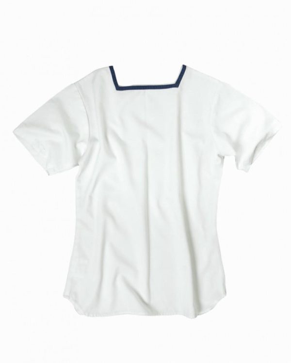 Royal Navy Sailor RN Class 2  Square Rig Neck White uniform shirt