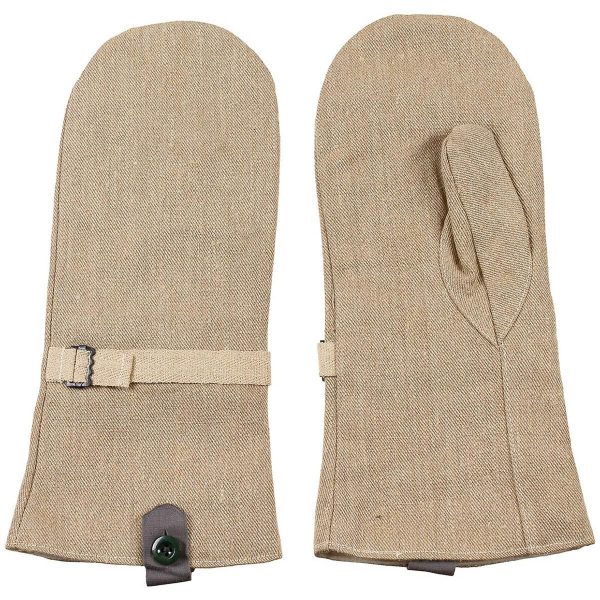 Genuine Swiss Army Surplus Vintage Khaki Cold Weather Mitts