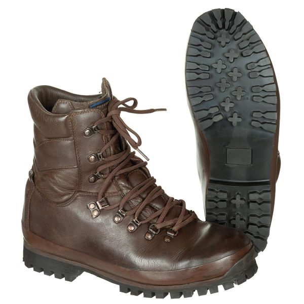 Genuine British Army Surplus Alt-Berg Boots New Soles
