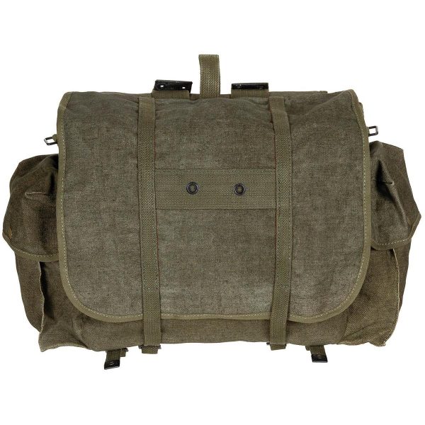 Genuine Belgian Army Surplus Congo Canvas Rucksack Olive