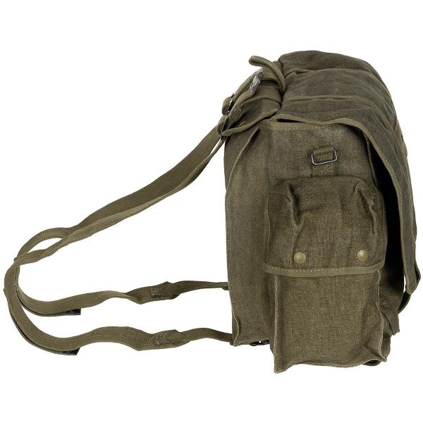 Genuine Belgian Army Surplus Congo Canvas Rucksack Olive - Image 3