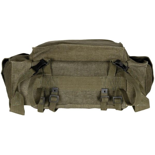 Genuine Belgian Army Surplus Congo Canvas Rucksack Olive - Image 4