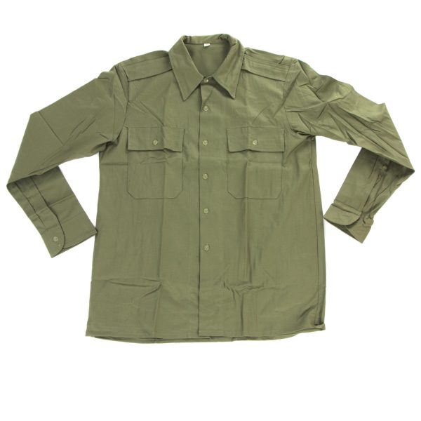 Hungarian Army Surplus Brand New Cotton Shirt Olive