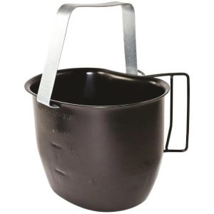 BCB Crusader Cup 750ml Black With Cup Holder Bushcraft Camping