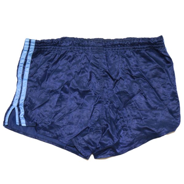 Genuine Vintage 80s Adidas 3 Stripe Blue PT Shorts Excellent Condition - Image 3