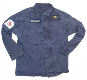 British Royal Navy surplus warm weather cotton combat jacket