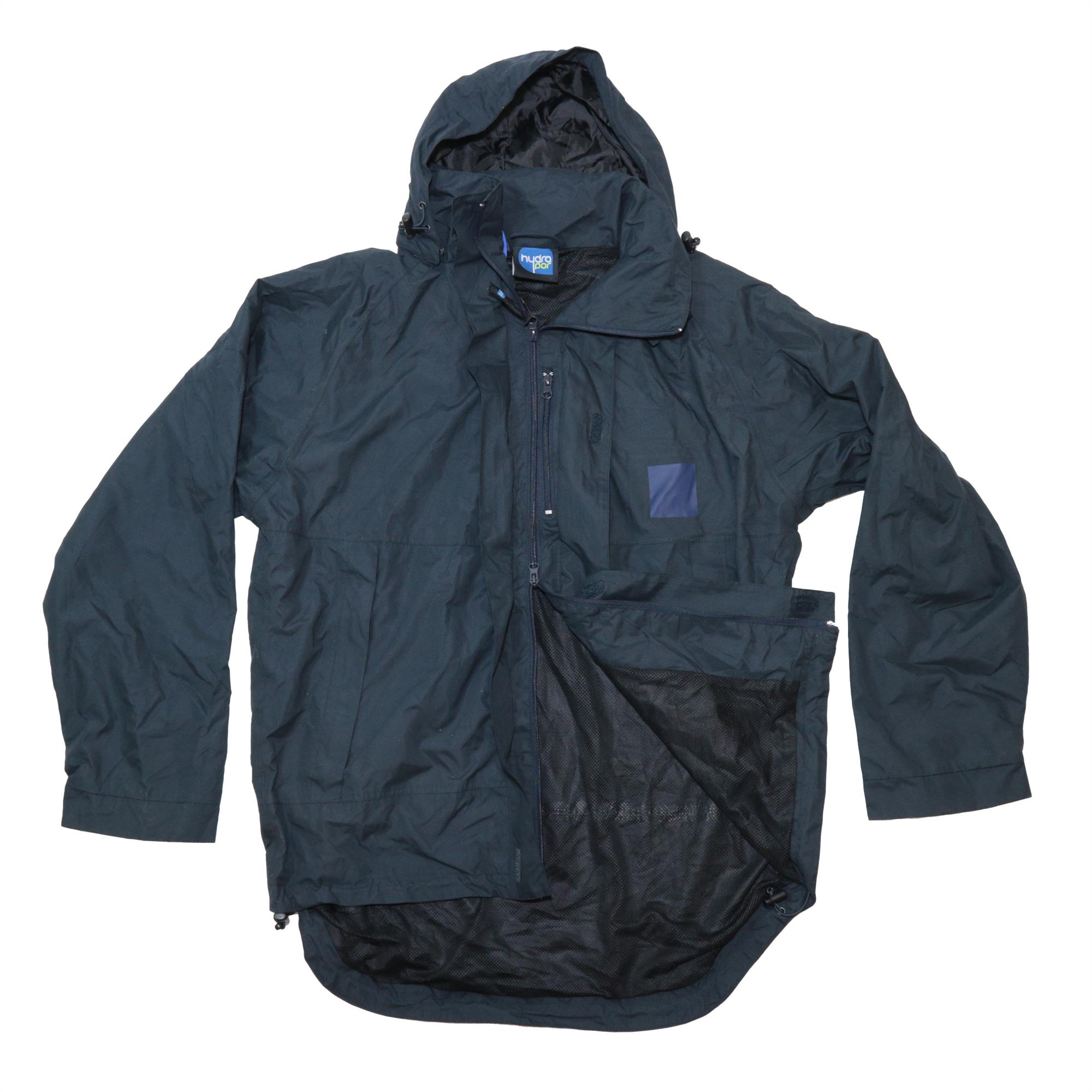 Hydra-por Waterproof Rain Jacket Navy Blue BRAND NEW Foul Weather ...